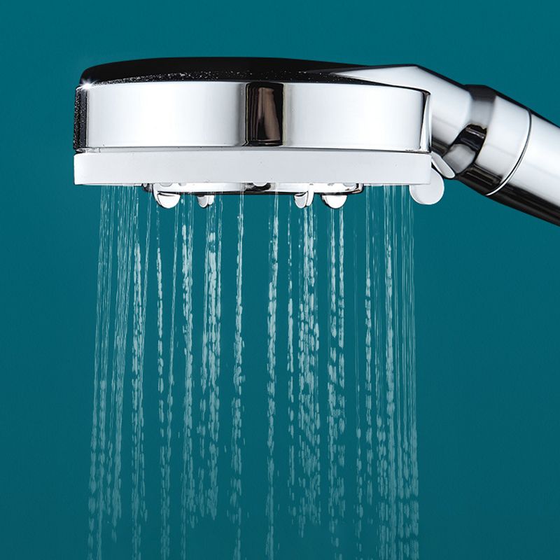 Modern Handheld Shower Head Adjustable Spray Pattern Shower Head in Stainless Steel Clearhalo 'Bathroom Remodel & Bathroom Fixtures' 'Home Improvement' 'home_improvement' 'home_improvement_shower_heads' 'Shower Heads' 'shower_heads' 'Showers & Bathtubs Plumbing' 'Showers & Bathtubs' 1200x1200_3a5a9a8c-0f0b-464b-9077-27d4864614c8