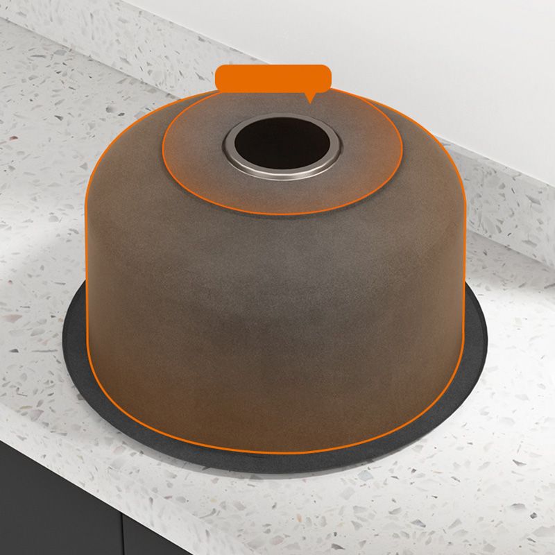 Modern Style Kitchen Sink Stainless Steel Round Kitchen Sink with Drain Strainer Kit Clearhalo 'Home Improvement' 'home_improvement' 'home_improvement_kitchen_sinks' 'Kitchen Remodel & Kitchen Fixtures' 'Kitchen Sinks & Faucet Components' 'Kitchen Sinks' 'kitchen_sinks' 1200x1200_3a753d2e-f90d-4c0f-80c6-78a07c84afe9