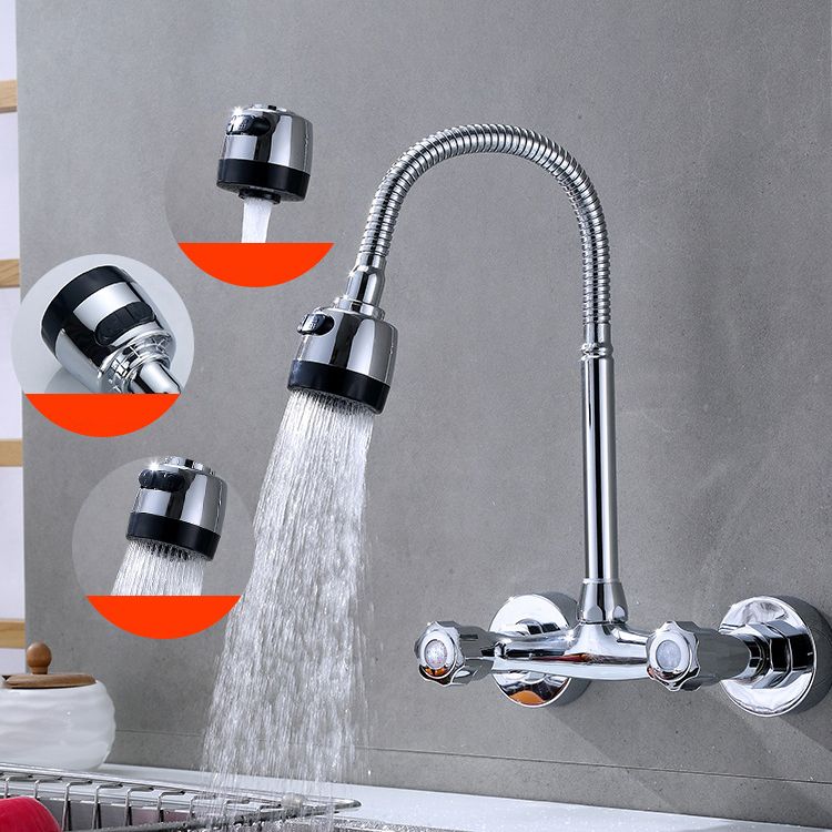 1-Handle 2-Holds Faucets with Water Dispenser Standard Kitchen Faucets Clearhalo 'Home Improvement' 'home_improvement' 'home_improvement_kitchen_faucets' 'Kitchen Faucets' 'Kitchen Remodel & Kitchen Fixtures' 'Kitchen Sinks & Faucet Components' 'kitchen_faucets' 1200x1200_3a88b6ed-8f0b-4a15-8e17-6eab7e9dd611