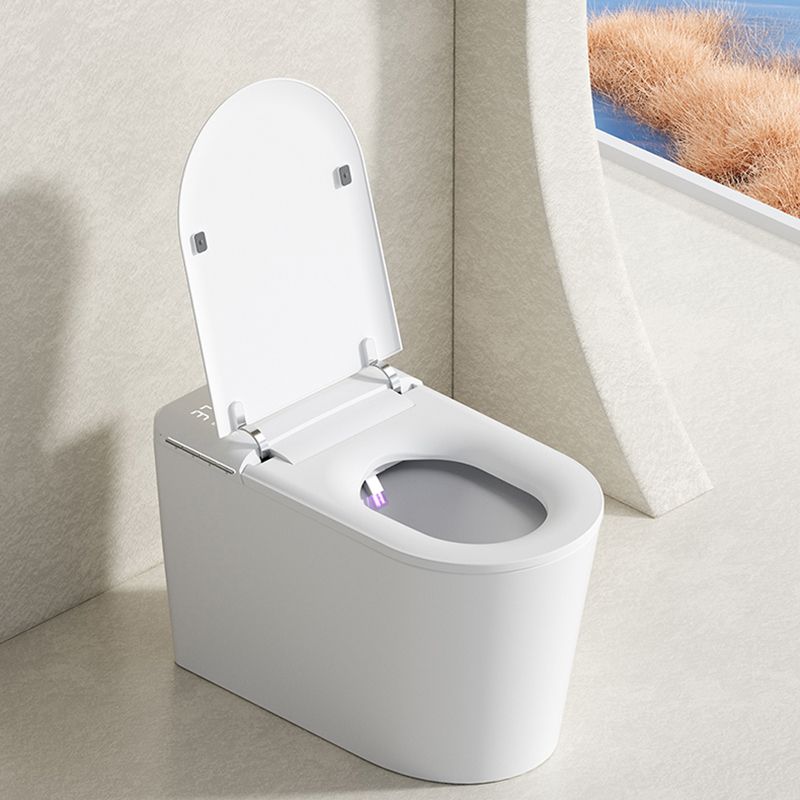 15.7" W Elongated Floor Standing Bidet in White with Heated Seat Clearhalo 'Bathroom Remodel & Bathroom Fixtures' 'Bidets' 'Home Improvement' 'home_improvement' 'home_improvement_bidets' 'Toilets & Bidets' 1200x1200_3a8c0b1b-5166-4921-b9ce-bd9fb20d146f