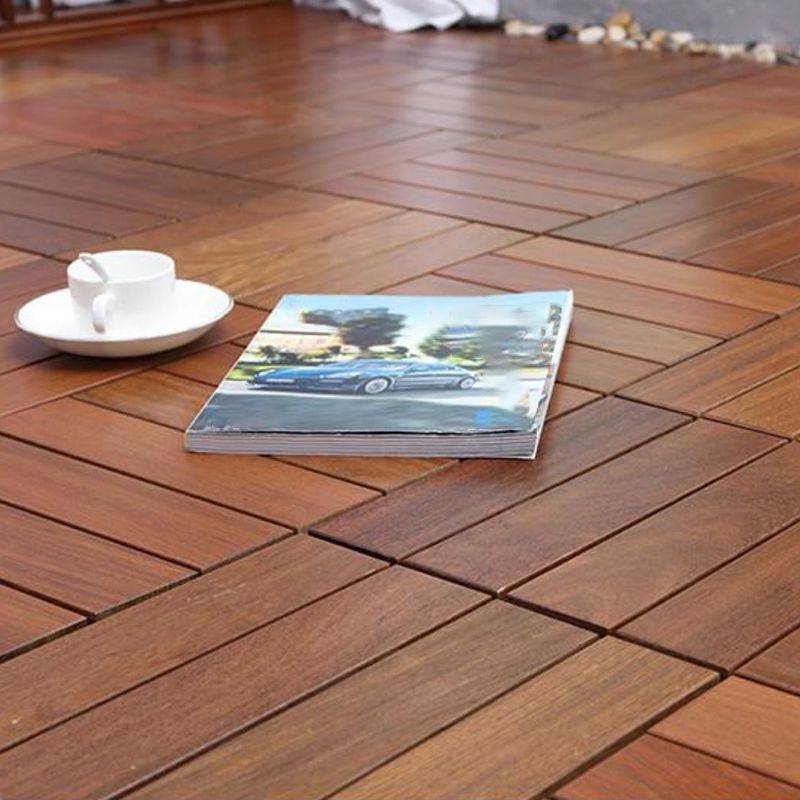 Modern Floor Bullnose Click-Locking Wood Tile Set for Patio Garden Clearhalo 'Flooring 'Hardwood Flooring' 'hardwood_flooring' 'Home Improvement' 'home_improvement' 'home_improvement_hardwood_flooring' Walls and Ceiling' 1200x1200_3a99858a-36d4-4f26-9ba5-964178c36edf