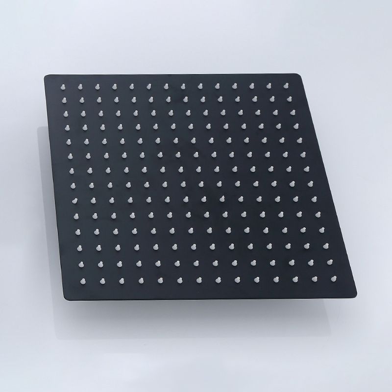 Black Square Fixed Shower Head Modern Style Wall-Mount Showerhead Clearhalo 'Bathroom Remodel & Bathroom Fixtures' 'Home Improvement' 'home_improvement' 'home_improvement_shower_heads' 'Shower Heads' 'shower_heads' 'Showers & Bathtubs Plumbing' 'Showers & Bathtubs' 1200x1200_3af028e7-45fe-4f32-ac63-06c24be39e19