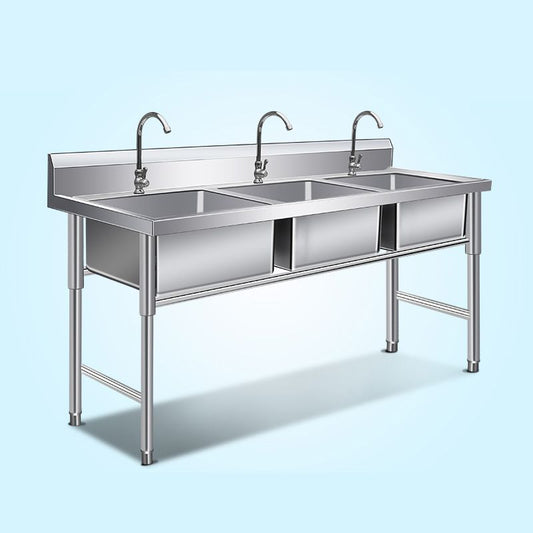 Basic Kitchen Sink Rectangular Workstation Sink with Faucets Clearhalo 'Home Improvement' 'home_improvement' 'home_improvement_kitchen_sinks' 'Kitchen Remodel & Kitchen Fixtures' 'Kitchen Sinks & Faucet Components' 'Kitchen Sinks' 'kitchen_sinks' 1200x1200_3af5bf88-c0f2-4a33-938f-1c17562700c4