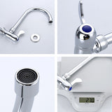 Contemporary Single Handle Bar Faucet 1-Hold Water Faucet in Chrome Clearhalo 'Home Improvement' 'home_improvement' 'home_improvement_kitchen_faucets' 'Kitchen Faucets' 'Kitchen Remodel & Kitchen Fixtures' 'Kitchen Sinks & Faucet Components' 'kitchen_faucets' 1200x1200_3b1483ce-9c70-4867-aabf-c9a79261828b