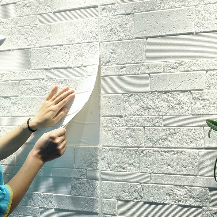 Plastic Wall Paneling Contemporary Peel and Stick Wall Paneling Clearhalo 'Flooring 'Home Improvement' 'home_improvement' 'home_improvement_wall_paneling' 'Wall Paneling' 'wall_paneling' 'Walls & Ceilings' Walls and Ceiling' 1200x1200_3b18d406-5d30-47b5-a81b-ae88f8059991