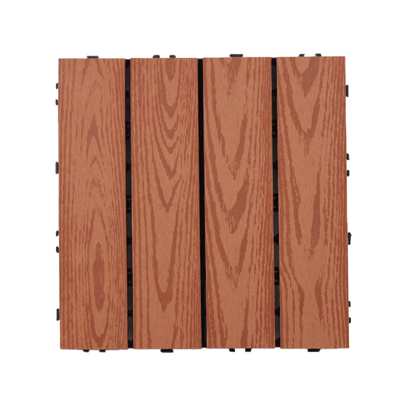 Square Snapping Patio Flooring Tiles Striped Pattern Tile Set Floor Board Clearhalo 'Home Improvement' 'home_improvement' 'home_improvement_outdoor_deck_tiles_planks' 'Outdoor Deck Tiles & Planks' 'Outdoor Flooring & Tile' 'Outdoor Remodel' 'outdoor_deck_tiles_planks' 1200x1200_3b1fd070-740d-4884-b756-e93e2c3d6680