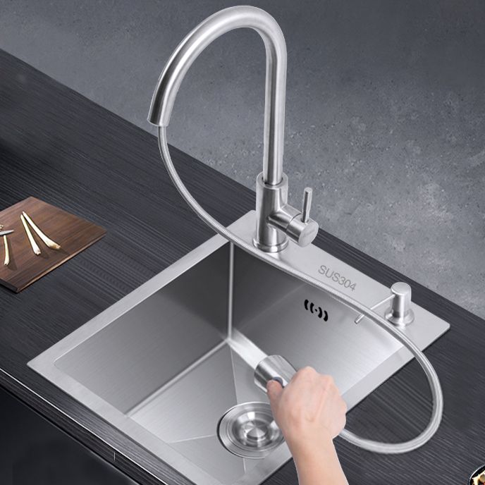 Classic Style Kitchen Sink Drop-In Stainless Steel Corrosion Resistant Kitchen Sink Clearhalo 'Home Improvement' 'home_improvement' 'home_improvement_kitchen_sinks' 'Kitchen Remodel & Kitchen Fixtures' 'Kitchen Sinks & Faucet Components' 'Kitchen Sinks' 'kitchen_sinks' 1200x1200_3b7a18e6-daab-4f38-ac66-0d4030495ad0
