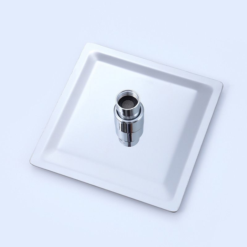 Square Stainless Steel Showerhead in Silver 6-Inch Fixed Shower Head Clearhalo 'Bathroom Remodel & Bathroom Fixtures' 'Home Improvement' 'home_improvement' 'home_improvement_shower_heads' 'Shower Heads' 'shower_heads' 'Showers & Bathtubs Plumbing' 'Showers & Bathtubs' 1200x1200_3b80ee67-d98b-416d-91a7-21a0a488c745