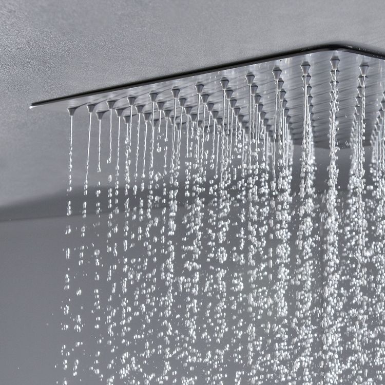 Modern Shower System Ceiling Mounted Square Dual Shower Head Shower Set Clearhalo 'Bathroom Remodel & Bathroom Fixtures' 'Home Improvement' 'home_improvement' 'home_improvement_shower_faucets' 'Shower Faucets & Systems' 'shower_faucets' 'Showers & Bathtubs Plumbing' 'Showers & Bathtubs' 1200x1200_3b88a3ec-4303-4825-9d14-c672a6ca850f
