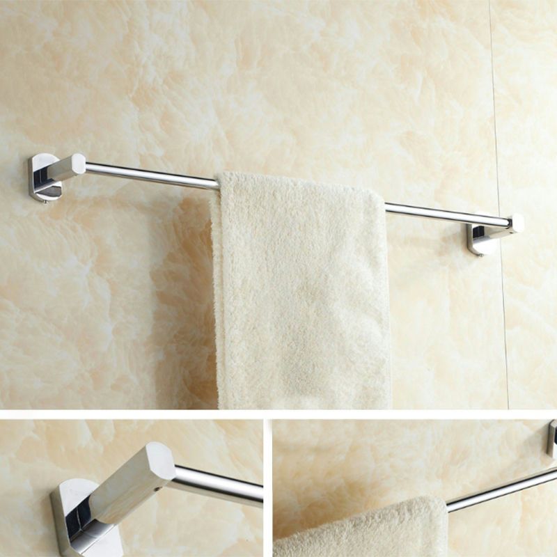 Modern Bathroom Accessory Kit Paper Holder Towel Bar Stainless Steel Bathroom Set Clearhalo 'Bathroom Hardware Sets' 'Bathroom Hardware' 'Bathroom Remodel & Bathroom Fixtures' 'bathroom_hardware_sets' 'Home Improvement' 'home_improvement' 'home_improvement_bathroom_hardware_sets' 1200x1200_3b9e7677-631d-4fd3-b4e4-9541f64b8504