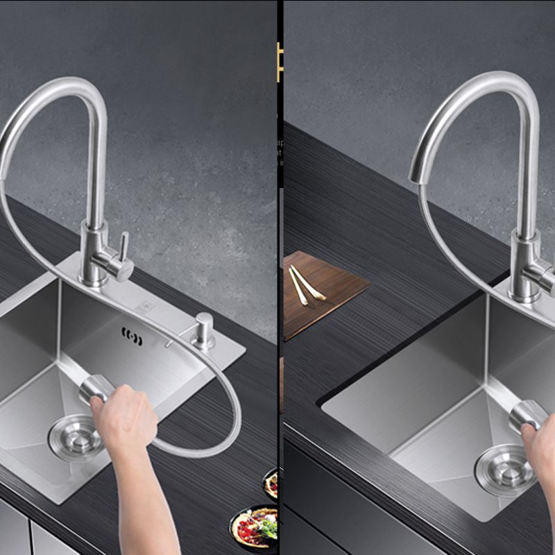 Classic Style Kitchen Sink Drop-In Stainless Steel Corrosion Resistant Kitchen Sink Clearhalo 'Home Improvement' 'home_improvement' 'home_improvement_kitchen_sinks' 'Kitchen Remodel & Kitchen Fixtures' 'Kitchen Sinks & Faucet Components' 'Kitchen Sinks' 'kitchen_sinks' 1200x1200_3bae0a11-6d53-4682-b4fa-bccca189af7a