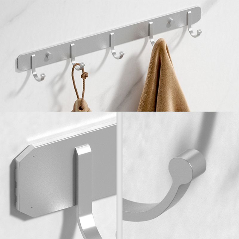 Modern Bathroom Accessories Hardware Set White Metal Bathroom Accessory Kit Clearhalo 'Bathroom Hardware Sets' 'Bathroom Hardware' 'Bathroom Remodel & Bathroom Fixtures' 'bathroom_hardware_sets' 'Home Improvement' 'home_improvement' 'home_improvement_bathroom_hardware_sets' 1200x1200_3bae89e8-2ca9-4513-a50b-9ae0a7b0090a