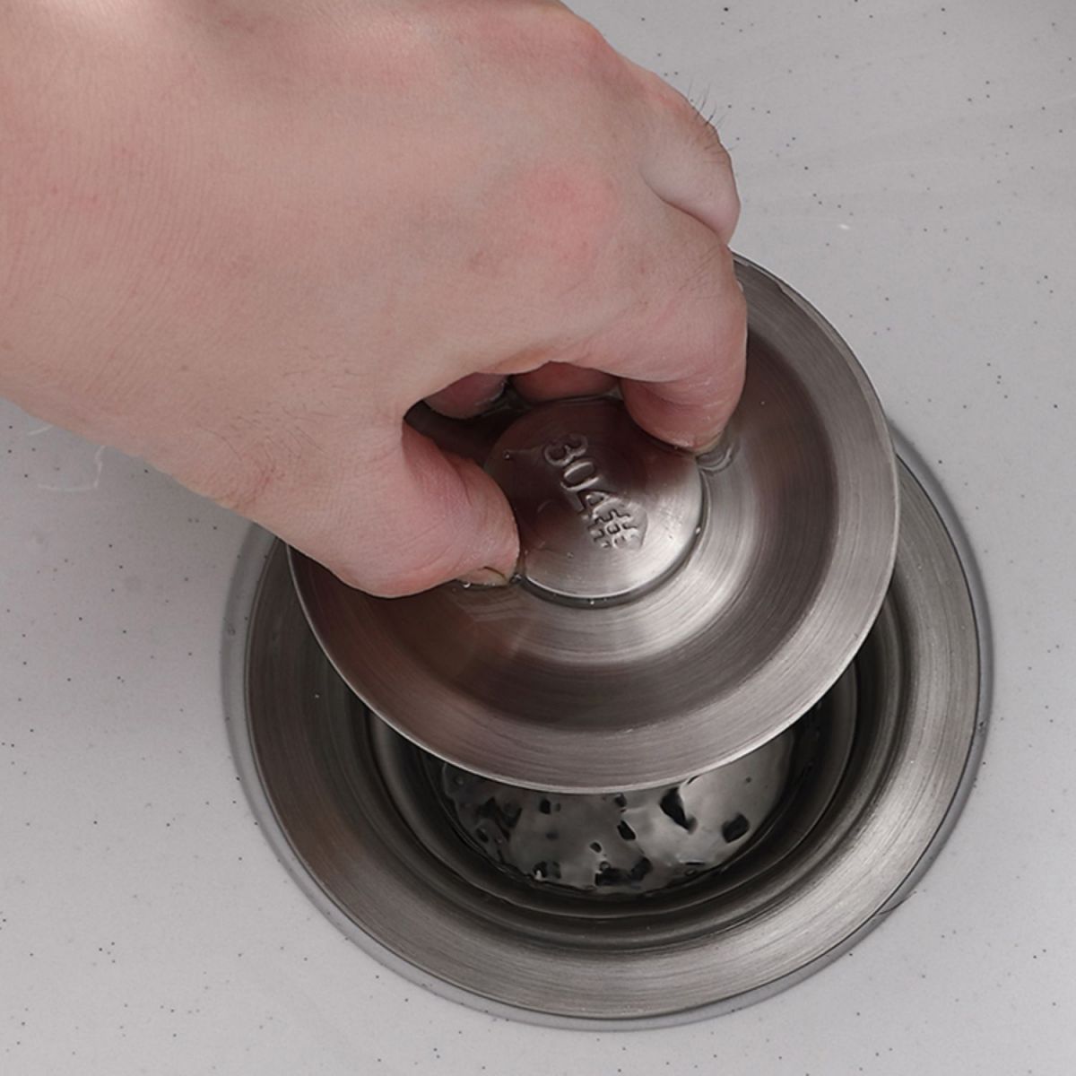 Quartz Kitchen Sink Single Basin Kitchen Sink with Faucet Included Clearhalo 'Home Improvement' 'home_improvement' 'home_improvement_kitchen_sinks' 'Kitchen Remodel & Kitchen Fixtures' 'Kitchen Sinks & Faucet Components' 'Kitchen Sinks' 'kitchen_sinks' 1200x1200_3bbd8097-3857-4e50-a09c-a397c1e2d173