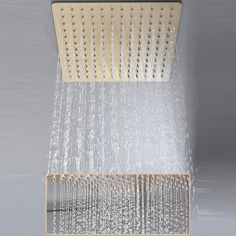 Modern Shower Trim Brass Fixed Shower Head Shower Head Combo Clearhalo 'Bathroom Remodel & Bathroom Fixtures' 'Home Improvement' 'home_improvement' 'home_improvement_shower_faucets' 'Shower Faucets & Systems' 'shower_faucets' 'Showers & Bathtubs Plumbing' 'Showers & Bathtubs' 1200x1200_3bbd893f-59c8-415a-a9b7-5c9babd018f4