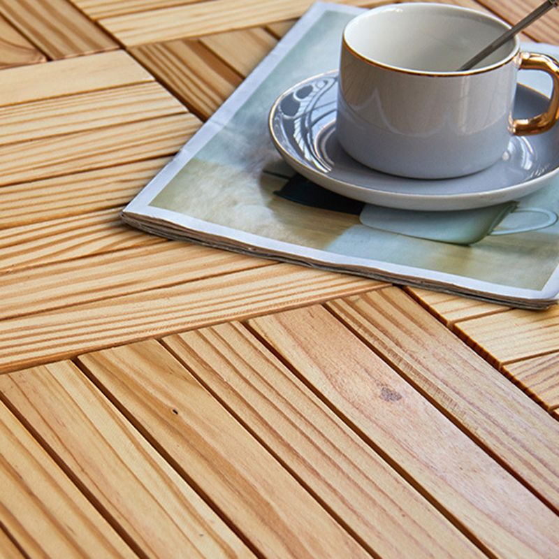 7-Slat Square Wood Patio Tiles Interlocking Installation Outdoor Patio Tiles Clearhalo 'Home Improvement' 'home_improvement' 'home_improvement_outdoor_deck_tiles_planks' 'Outdoor Deck Tiles & Planks' 'Outdoor Flooring & Tile' 'Outdoor Remodel' 'outdoor_deck_tiles_planks' 1200x1200_3bc27739-3c89-44e0-82a0-352f67b9c1d9
