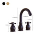Widespread Bathroom Faucet 3 Holes Circular Vessel Sink Faucet Clearhalo 'Bathroom Remodel & Bathroom Fixtures' 'Bathroom Sink Faucets' 'Bathroom Sinks & Faucet Components' 'bathroom_sink_faucets' 'Home Improvement' 'home_improvement' 'home_improvement_bathroom_sink_faucets' 1200x1200_3bd4b17b-9535-42d0-a646-7b7ffbffdc22