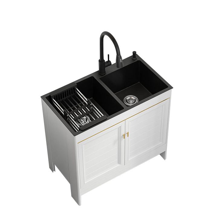 Modern Style Kitchen Sink Stainless Steel All-in-one Kitchen Sink Clearhalo 'Home Improvement' 'home_improvement' 'home_improvement_kitchen_sinks' 'Kitchen Remodel & Kitchen Fixtures' 'Kitchen Sinks & Faucet Components' 'Kitchen Sinks' 'kitchen_sinks' 1200x1200_3c0001e4-1dde-4146-9066-f10b568e13a6