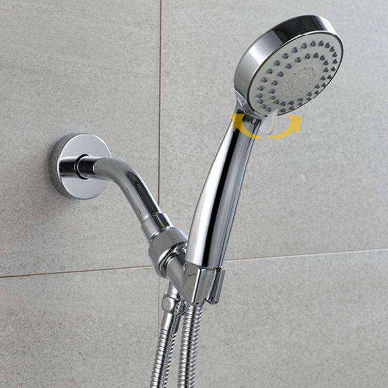 Contemporary Style Shower Head Double Bathroom Shower Heads with Round Shape Clearhalo 'Bathroom Remodel & Bathroom Fixtures' 'Home Improvement' 'home_improvement' 'home_improvement_shower_heads' 'Shower Heads' 'shower_heads' 'Showers & Bathtubs Plumbing' 'Showers & Bathtubs' 1200x1200_3c14befc-a548-48e2-83d9-86fe00007032