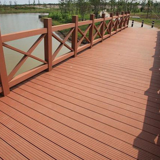 Medium Wood Engineered Hardwood Flooring Waterproof Click-Locking for Patio Garden Clearhalo 'Flooring 'Hardwood Flooring' 'hardwood_flooring' 'Home Improvement' 'home_improvement' 'home_improvement_hardwood_flooring' Walls and Ceiling' 1200x1200_3c21d043-d258-445f-b1a8-5e4133aa7e7a