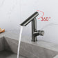 Glam Vessel Sink Faucet Brass Knob Handle Swivel Spout Bathroom Faucet Clearhalo 'Bathroom Remodel & Bathroom Fixtures' 'Bathroom Sink Faucets' 'Bathroom Sinks & Faucet Components' 'bathroom_sink_faucets' 'Home Improvement' 'home_improvement' 'home_improvement_bathroom_sink_faucets' 1200x1200_3c305f53-c7b1-4d41-89d2-c1c0e7888720