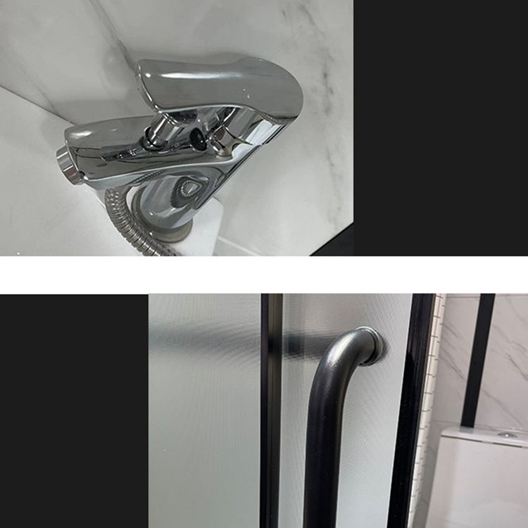 Tempered Glass Shower Stall with Shower Base Rectangle Shower Stall Clearhalo 'Bathroom Remodel & Bathroom Fixtures' 'Home Improvement' 'home_improvement' 'home_improvement_shower_stalls_enclosures' 'Shower Stalls & Enclosures' 'shower_stalls_enclosures' 'Showers & Bathtubs' 1200x1200_3c315e81-1753-44b5-9d24-05fd85107c26