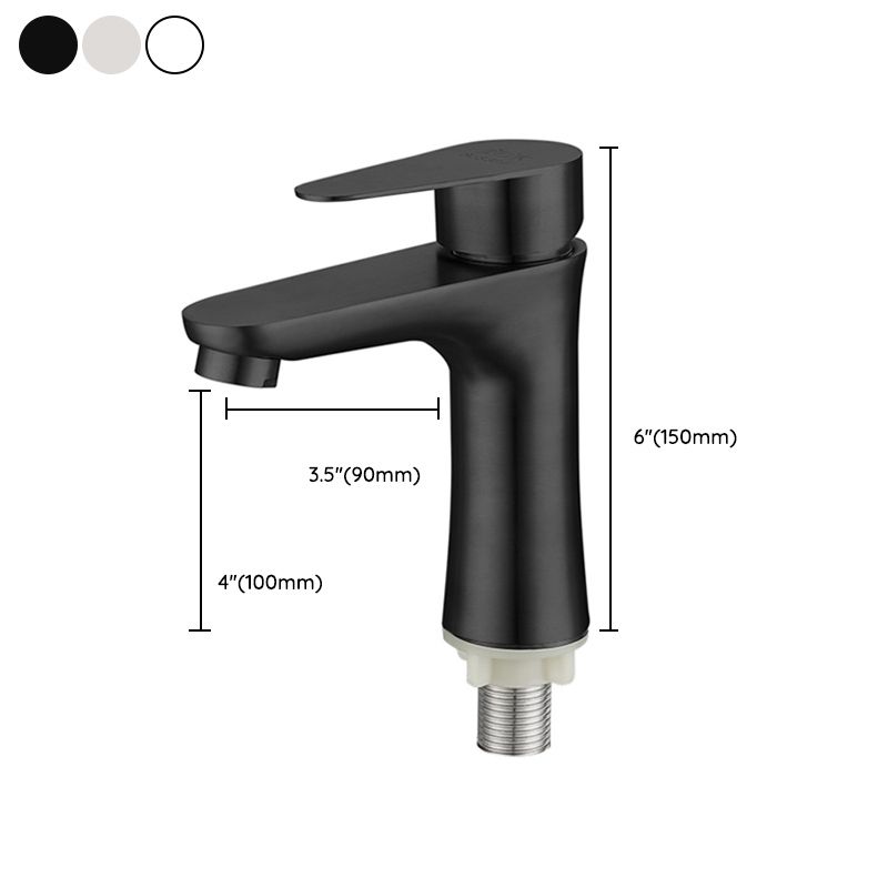 Water Hose Sink Faucet Stainless Steel Single Lever Handle Bathroom Faucet Clearhalo 'Bathroom Remodel & Bathroom Fixtures' 'Bathroom Sink Faucets' 'Bathroom Sinks & Faucet Components' 'bathroom_sink_faucets' 'Home Improvement' 'home_improvement' 'home_improvement_bathroom_sink_faucets' 1200x1200_3c367598-f6da-4010-b10e-301ad67742a8