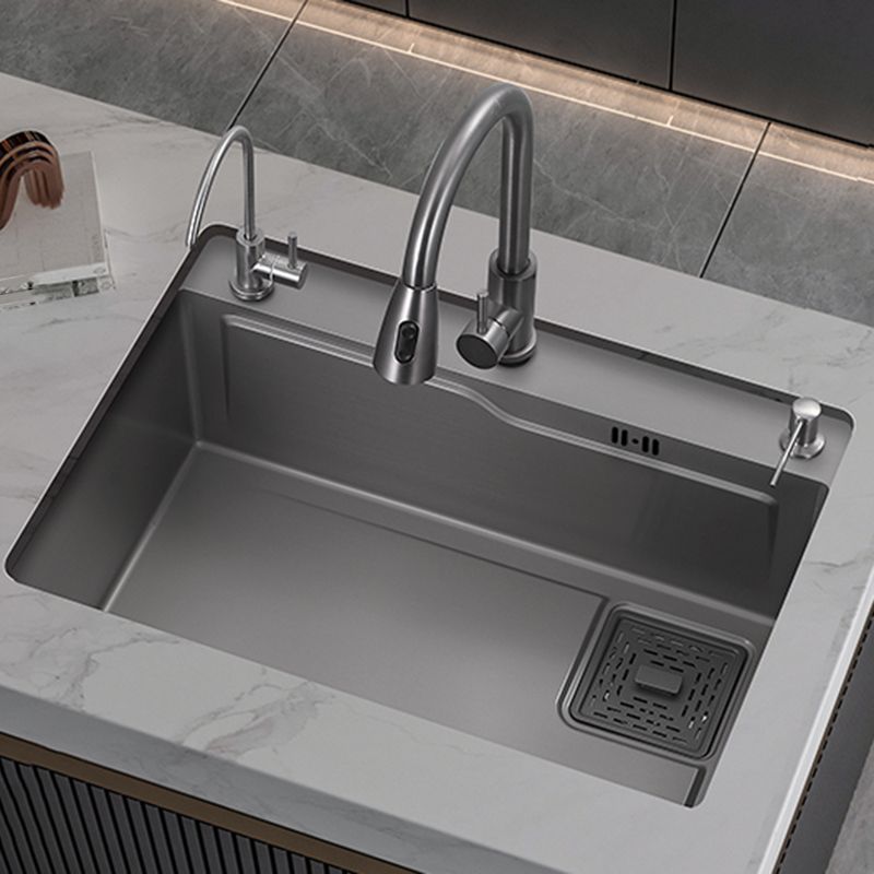 Stainless Steel Kitchen Sink Single Bowl Drop-In Sink with 3 Holes Clearhalo 'Home Improvement' 'home_improvement' 'home_improvement_kitchen_sinks' 'Kitchen Remodel & Kitchen Fixtures' 'Kitchen Sinks & Faucet Components' 'Kitchen Sinks' 'kitchen_sinks' 1200x1200_3c492abd-83a6-4af7-9453-49107964e86d