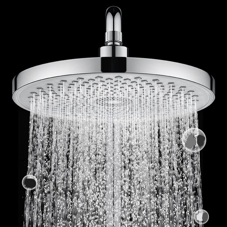 Round Fixed Shower Metal Modern Shower Head Combo Head for Bathroom Clearhalo 'Bathroom Remodel & Bathroom Fixtures' 'Home Improvement' 'home_improvement' 'home_improvement_shower_heads' 'Shower Heads' 'shower_heads' 'Showers & Bathtubs Plumbing' 'Showers & Bathtubs' 1200x1200_3c4aed70-9e2c-4b54-a8fd-f4d773b7327c
