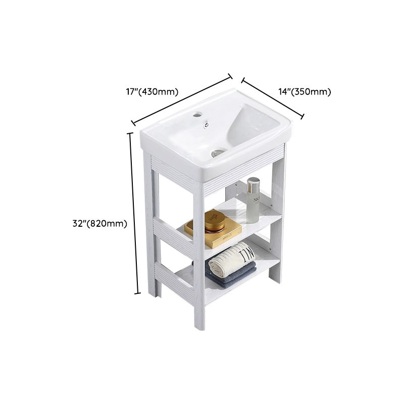 Modern Freestanding Sink Included Sink Vanity in White for Bathroom Clearhalo 'Bathroom Remodel & Bathroom Fixtures' 'Bathroom Vanities' 'bathroom_vanities' 'Home Improvement' 'home_improvement' 'home_improvement_bathroom_vanities' 1200x1200_3c4fe070-b23f-4855-a6ef-53dbca920582