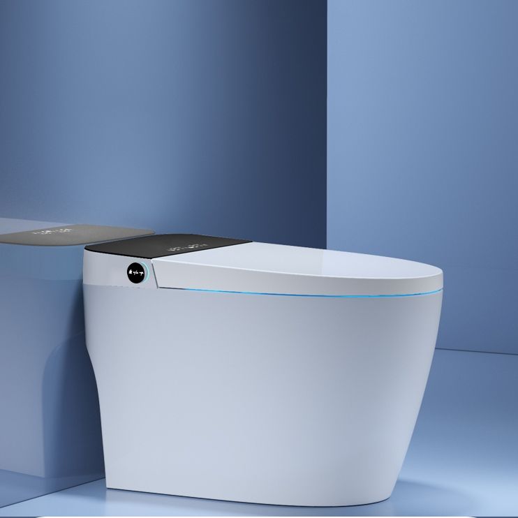 Contemporary Elongated White Heated Seat Floor Standing Bidet Clearhalo 'Bathroom Remodel & Bathroom Fixtures' 'Bidets' 'Home Improvement' 'home_improvement' 'home_improvement_bidets' 'Toilets & Bidets' 1200x1200_3c6b2dc7-8a2c-466d-a34e-3df0b0d52521