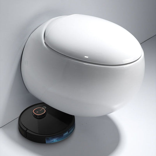 Modern Wall Mount Toilet Gravity Toilet Bowl with Slow Close Seat for Washroom Clearhalo 'Bathroom Remodel & Bathroom Fixtures' 'Home Improvement' 'home_improvement' 'home_improvement_toilets' 'Toilets & Bidets' 'Toilets' 1200x1200_3c750e18-bf91-42c2-932c-3c0ce625b8e2