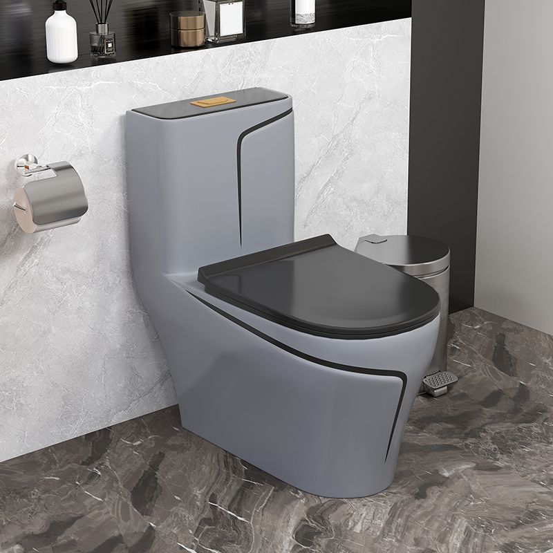 Traditional Flush Toilet Floor Mount One-Piece Toilet with Slow Close Seat Clearhalo 'Bathroom Remodel & Bathroom Fixtures' 'Home Improvement' 'home_improvement' 'home_improvement_toilets' 'Toilets & Bidets' 'Toilets' 1200x1200_3ca7217e-67e8-446d-817b-1efc79d0f3f8
