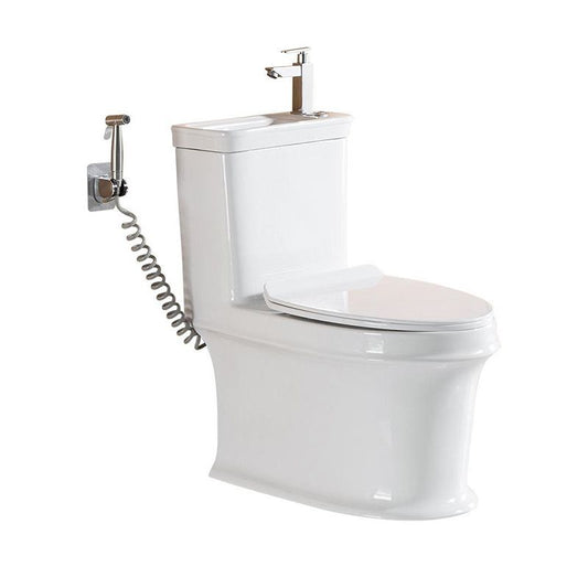 Modern Ceramic Flush Toilet One Piece White Toilet Bowl for Washroom Clearhalo 'Bathroom Remodel & Bathroom Fixtures' 'Home Improvement' 'home_improvement' 'home_improvement_toilets' 'Toilets & Bidets' 'Toilets' 1200x1200_3cdb1438-4dfb-40e7-9d92-a4e8f7064bbe