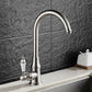 Metal Kitchen Faucet 1-Hole Contemporary Kitchen Faucet with Single Handle Clearhalo 'Home Improvement' 'home_improvement' 'home_improvement_kitchen_faucets' 'Kitchen Faucets' 'Kitchen Remodel & Kitchen Fixtures' 'Kitchen Sinks & Faucet Components' 'kitchen_faucets' 1200x1200_3cffcdbf-eb70-4b1f-b81f-23946489f2c8