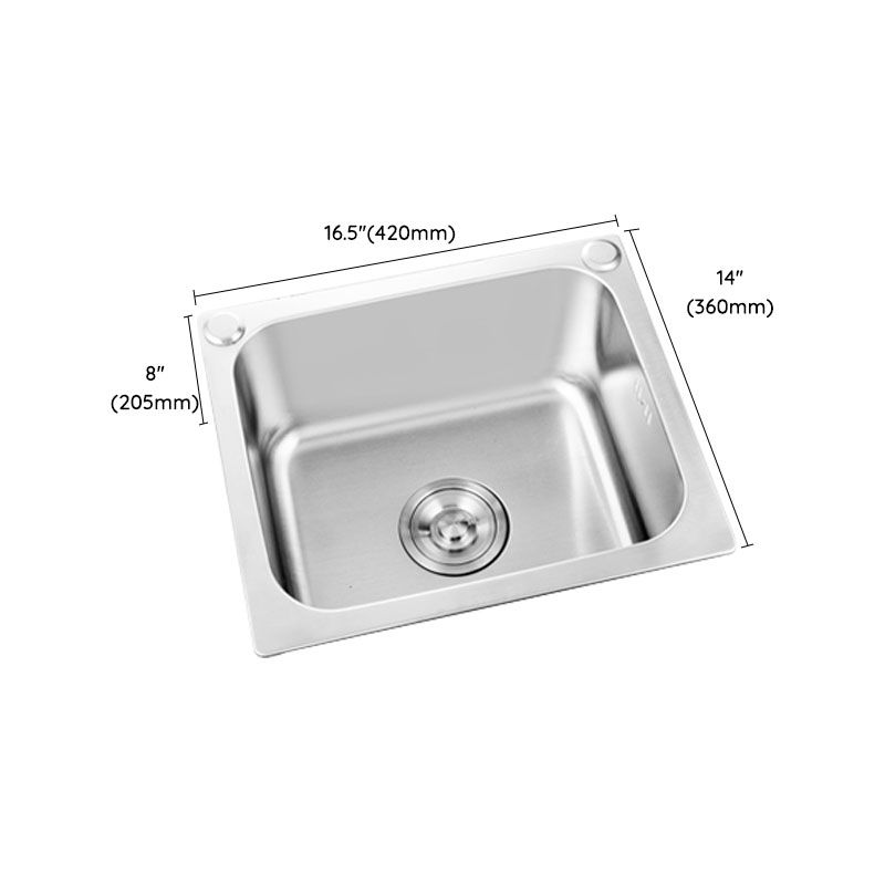 Modern Style Kitchen Sink Stainless Steel Kitchen Sink with Faucet Clearhalo 'Home Improvement' 'home_improvement' 'home_improvement_kitchen_sinks' 'Kitchen Remodel & Kitchen Fixtures' 'Kitchen Sinks & Faucet Components' 'Kitchen Sinks' 'kitchen_sinks' 1200x1200_3d0c2d4c-360f-4d36-ba02-876b5275e092