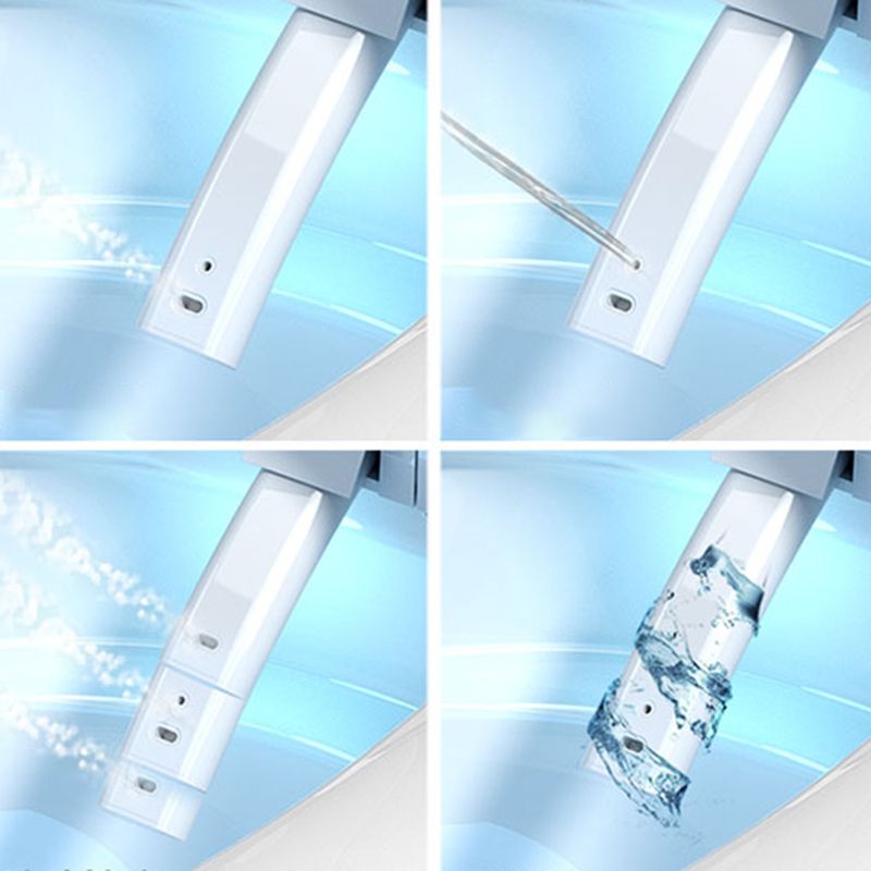 White Finish Smart Bidet Warm Air Dryer Floor Standing Bidet Clearhalo 'Bathroom Remodel & Bathroom Fixtures' 'Bidets' 'Home Improvement' 'home_improvement' 'home_improvement_bidets' 'Toilets & Bidets' 1200x1200_3d2dfb4a-022a-41d7-a97a-80cc05ae5494