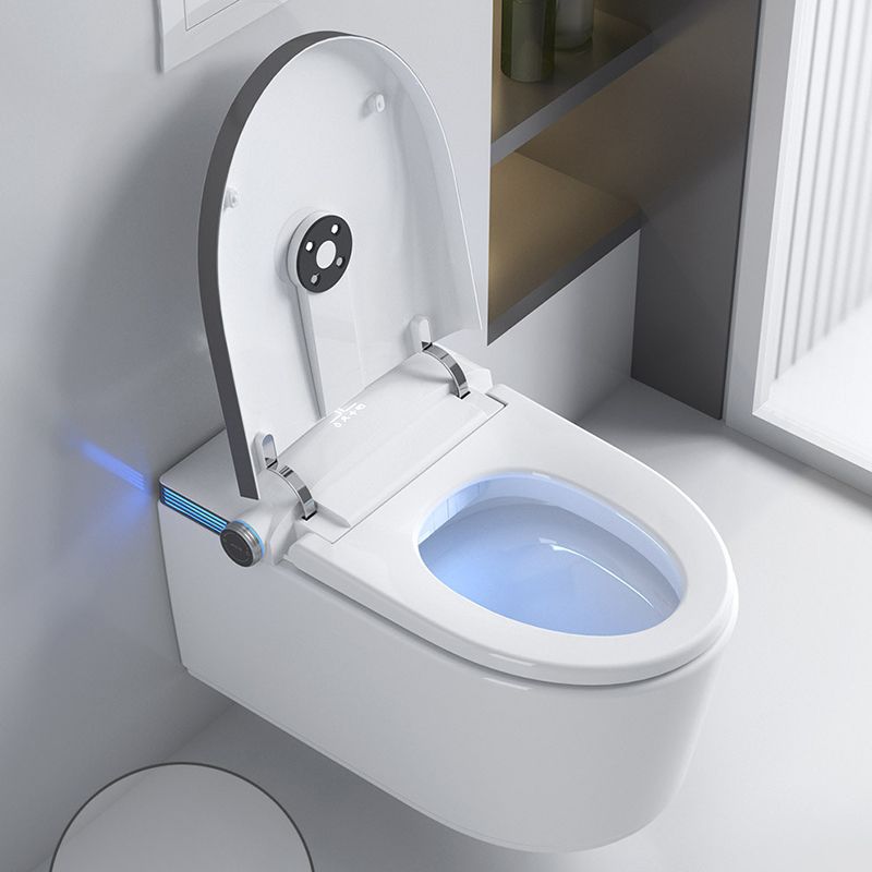 Modern White Gravity Flush Toilet One-Piece Wall Mount Toilet for Bathroom Clearhalo 'Bathroom Remodel & Bathroom Fixtures' 'Home Improvement' 'home_improvement' 'home_improvement_toilets' 'Toilets & Bidets' 'Toilets' 1200x1200_3d70b0e3-911b-4ce9-8736-5e6f4ec93899