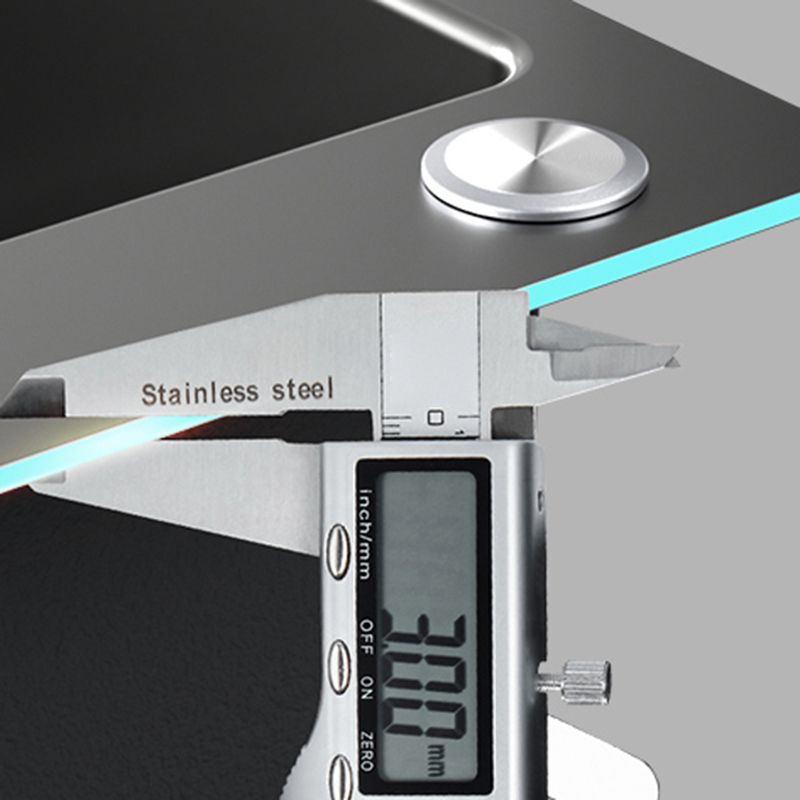 Contemporary Style Kitchen Sink Set Stainless Steel Friction Resistant Kitchen Sink Set Clearhalo 'Home Improvement' 'home_improvement' 'home_improvement_kitchen_sinks' 'Kitchen Remodel & Kitchen Fixtures' 'Kitchen Sinks & Faucet Components' 'Kitchen Sinks' 'kitchen_sinks' 1200x1200_3d86b065-9287-4662-91a2-e0baf3597648