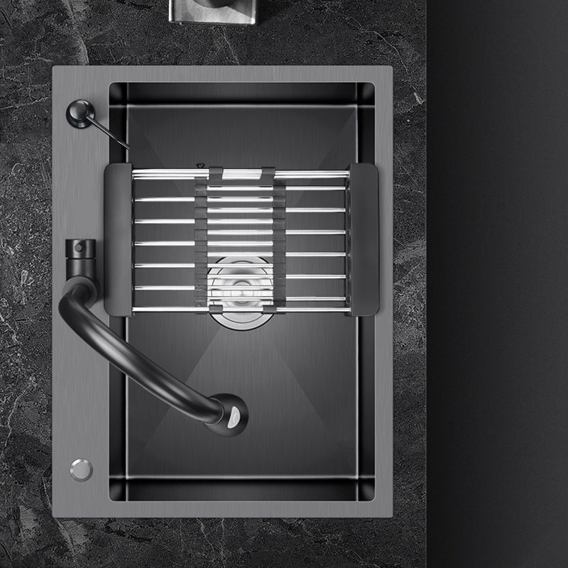 Modern Style Kitchen Sink Stainless Steel Colorfast Drop-In Kitchen Sink Clearhalo 'Home Improvement' 'home_improvement' 'home_improvement_kitchen_sinks' 'Kitchen Remodel & Kitchen Fixtures' 'Kitchen Sinks & Faucet Components' 'Kitchen Sinks' 'kitchen_sinks' 1200x1200_3da1ac00-7033-440d-baaf-0b0376001c6a