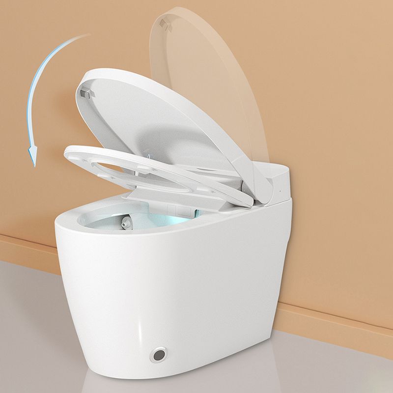 Elongated White Floor Mount Bidet with Heated Seat,15.75" Long Clearhalo 'Bathroom Remodel & Bathroom Fixtures' 'Bidets' 'Home Improvement' 'home_improvement' 'home_improvement_bidets' 'Toilets & Bidets' 1200x1200_3da3b83f-37a9-45ba-8cea-df644024da2c