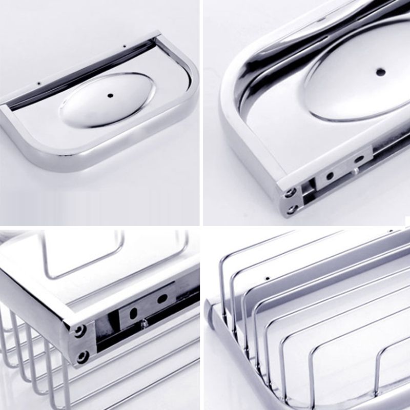 Modern Stainless Steel Bath Hardware Set Towel Bar Bath Shelf Bathroom Accessory Kit Clearhalo 'Bathroom Hardware Sets' 'Bathroom Hardware' 'Bathroom Remodel & Bathroom Fixtures' 'bathroom_hardware_sets' 'Home Improvement' 'home_improvement' 'home_improvement_bathroom_hardware_sets' 1200x1200_3dadc3e2-64e8-4349-a553-bd3a2b9724d0