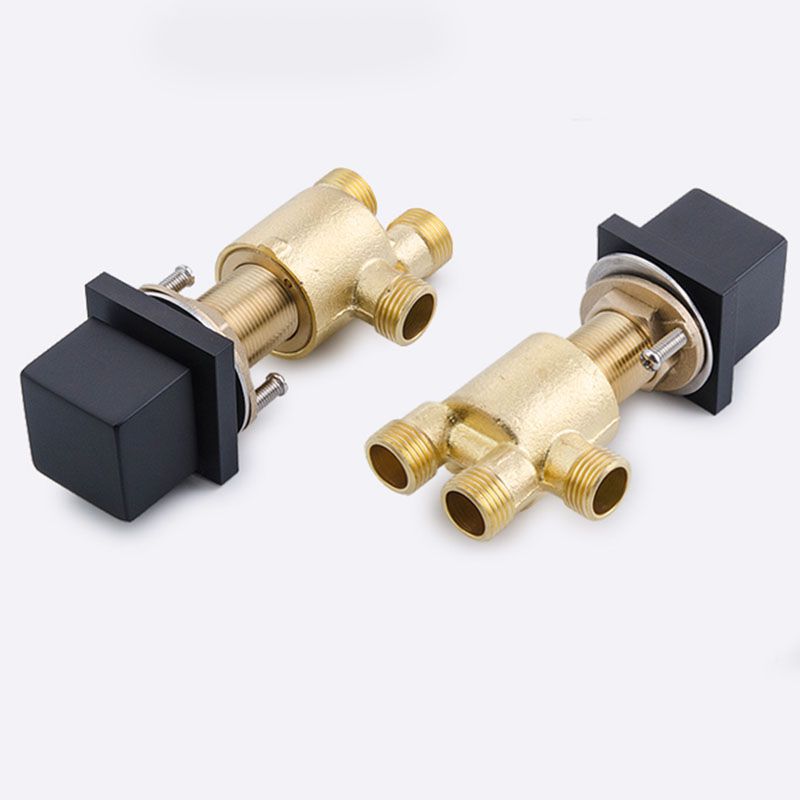 Modern Tub Spout Trim Copper Deck-Mount with Hand Shower and Handles Roman Tub Faucet Clearhalo 'Bathroom Remodel & Bathroom Fixtures' 'Bathtub Faucets' 'bathtub_faucets' 'Home Improvement' 'home_improvement' 'home_improvement_bathtub_faucets' 1200x1200_3db9df4f-5f5c-44c7-9f3d-4a3e276a6fe9