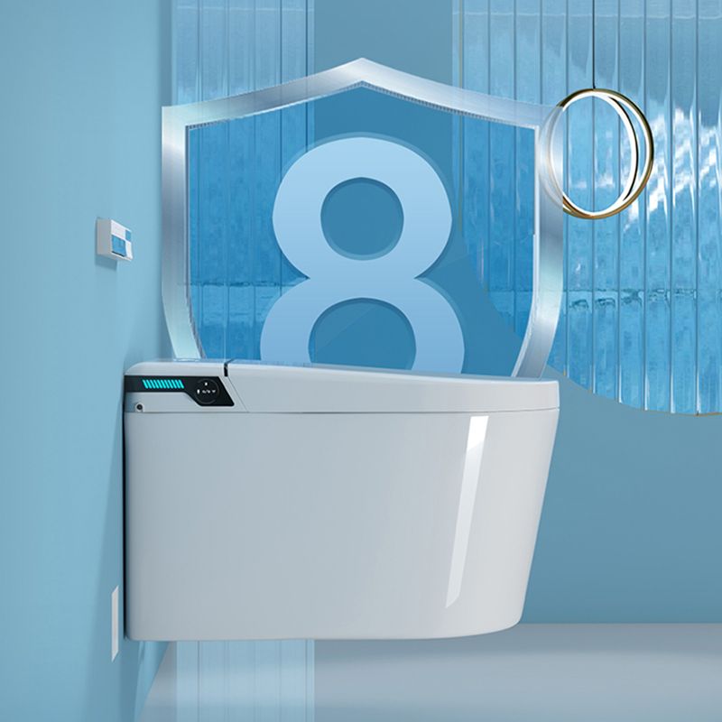 Temperature Control Wall Hung Toilet Ceramic Foot Sensor Bidet Clearhalo 'Bathroom Remodel & Bathroom Fixtures' 'Bidets' 'Home Improvement' 'home_improvement' 'home_improvement_bidets' 'Toilets & Bidets' 1200x1200_3df6b377-9589-45b1-8357-dce8627b8f1d