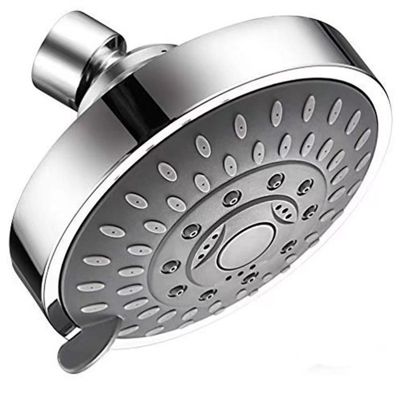 Modern Fixed Shower Head with Katalyst 4-inch Silver Wall-Mount Showerhead Clearhalo 'Bathroom Remodel & Bathroom Fixtures' 'Home Improvement' 'home_improvement' 'home_improvement_shower_heads' 'Shower Heads' 'shower_heads' 'Showers & Bathtubs Plumbing' 'Showers & Bathtubs' 1200x1200_3e06b056-10ff-4772-becb-57a3bbbf0ff4