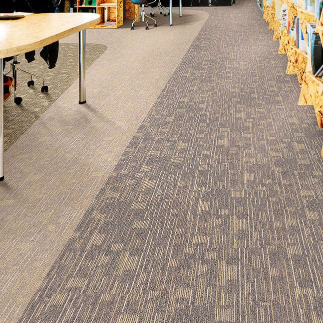 Carpet Tile Non-Skid Fade Resistant Geometry Self-Stick Carpet Tiles Bedroom Clearhalo 'Carpet Tiles & Carpet Squares' 'carpet_tiles_carpet_squares' 'Flooring 'Home Improvement' 'home_improvement' 'home_improvement_carpet_tiles_carpet_squares' Walls and Ceiling' 1200x1200_3e3a7a6b-5b9a-40bc-8ca9-040e08645167