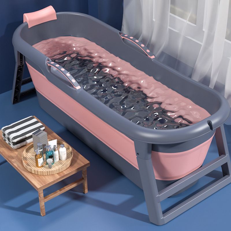 Modern Rectangular Folding Bathtub Freestanding Plastic Soaking for Bathroom Clearhalo 'Bathroom Remodel & Bathroom Fixtures' 'Bathtubs' 'Home Improvement' 'home_improvement' 'home_improvement_bathtubs' 'Showers & Bathtubs' 1200x1200_3e42b4e8-8f7c-4c54-a802-15ddb02a68f5