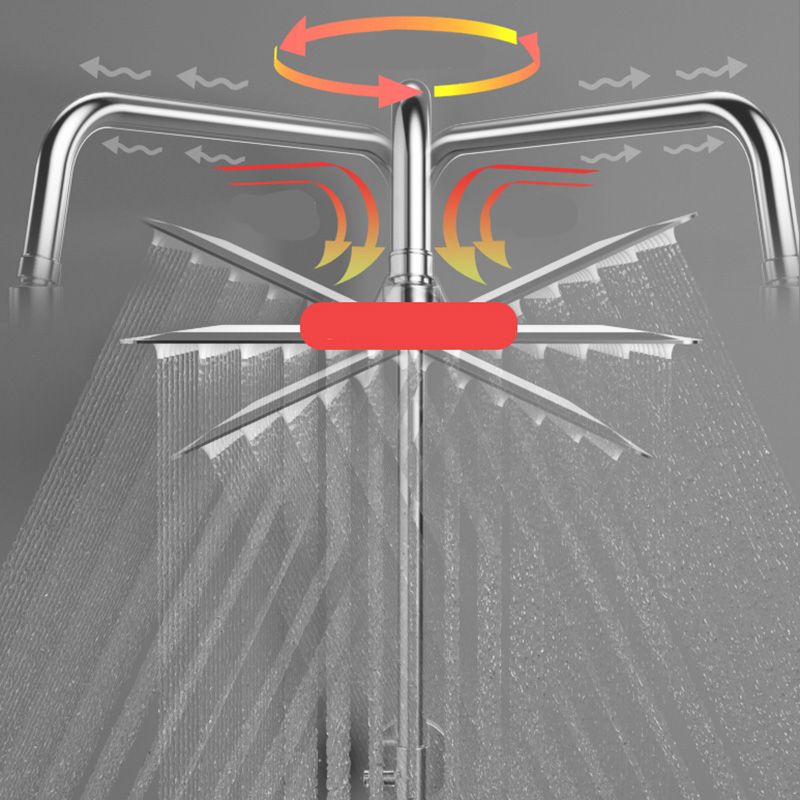 Wall Mounted Shower System Handle Lever Spot Resist Copper Shower System Clearhalo 'Bathroom Remodel & Bathroom Fixtures' 'Home Improvement' 'home_improvement' 'home_improvement_shower_faucets' 'Shower Faucets & Systems' 'shower_faucets' 'Showers & Bathtubs Plumbing' 'Showers & Bathtubs' 1200x1200_3e44789a-edab-4cfc-8da6-0888e3fef3f8