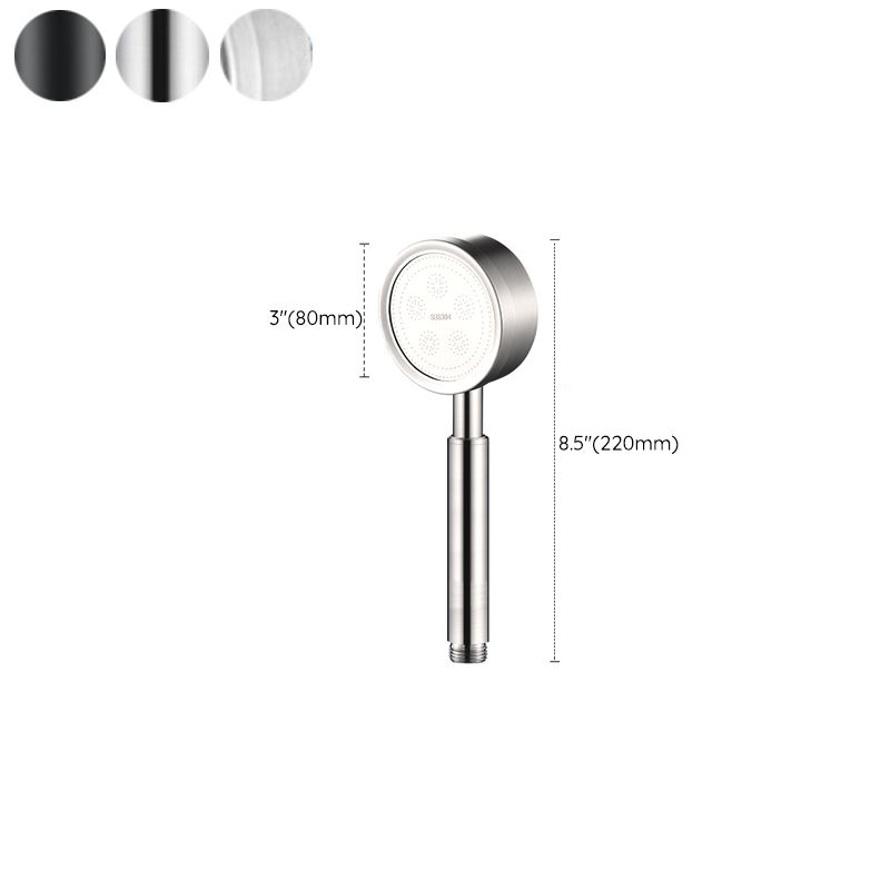 Classic Round Shower Head Metal Standard Handheld Shower Head Clearhalo 'Bathroom Remodel & Bathroom Fixtures' 'Home Improvement' 'home_improvement' 'home_improvement_shower_heads' 'Shower Heads' 'shower_heads' 'Showers & Bathtubs Plumbing' 'Showers & Bathtubs' 1200x1200_3e4f5884-bd24-4768-a4f6-2fbf31b734c0