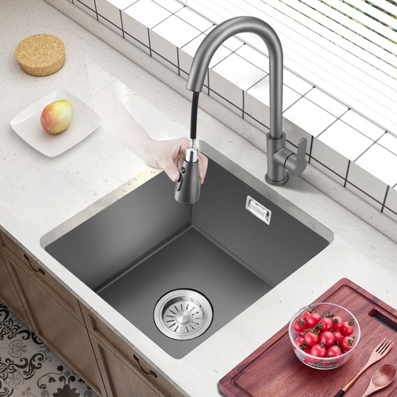 Rectangle Stainless Steel Kitchen Sink with Basket Strainer Sink Clearhalo 'Home Improvement' 'home_improvement' 'home_improvement_kitchen_sinks' 'Kitchen Remodel & Kitchen Fixtures' 'Kitchen Sinks & Faucet Components' 'Kitchen Sinks' 'kitchen_sinks' 1200x1200_3e545fed-a491-4f12-9cee-4470572827d8