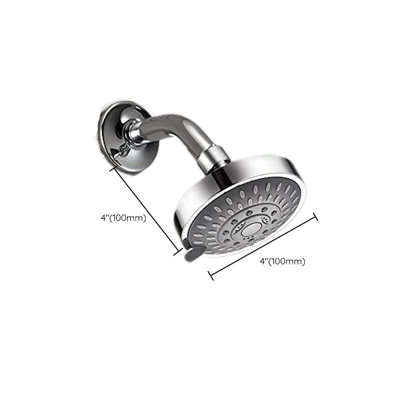 Contemporary Style Handheld Shower Head Wall-Mount Round Shower Head Clearhalo 'Bathroom Remodel & Bathroom Fixtures' 'Home Improvement' 'home_improvement' 'home_improvement_shower_heads' 'Shower Heads' 'shower_heads' 'Showers & Bathtubs Plumbing' 'Showers & Bathtubs' 1200x1200_3e5d0d2f-b23a-4dc7-971b-1bc1c9886e56